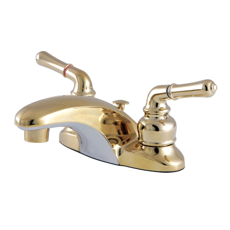 Kingston Brass KB622B 4 in. Centerset Bathroom Faucet, Polished Brass - BNGBath