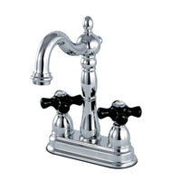 Thumbnail for Kingston Brass KB1491PKX Duchess Two-Handle Bar Faucet, Polished Chrome - BNGBath