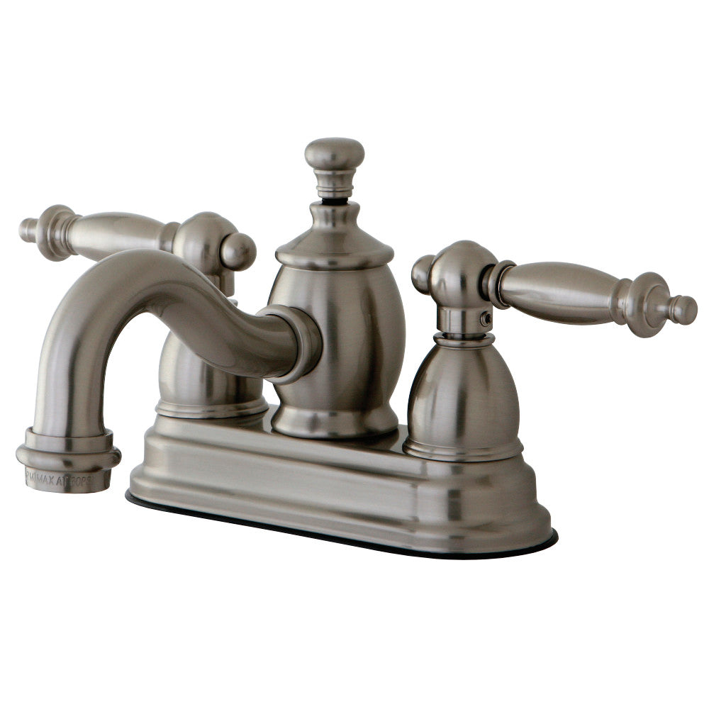 Kingston Brass KS7108TL 4 in. Centerset Bathroom Faucet, Brushed Nickel - BNGBath