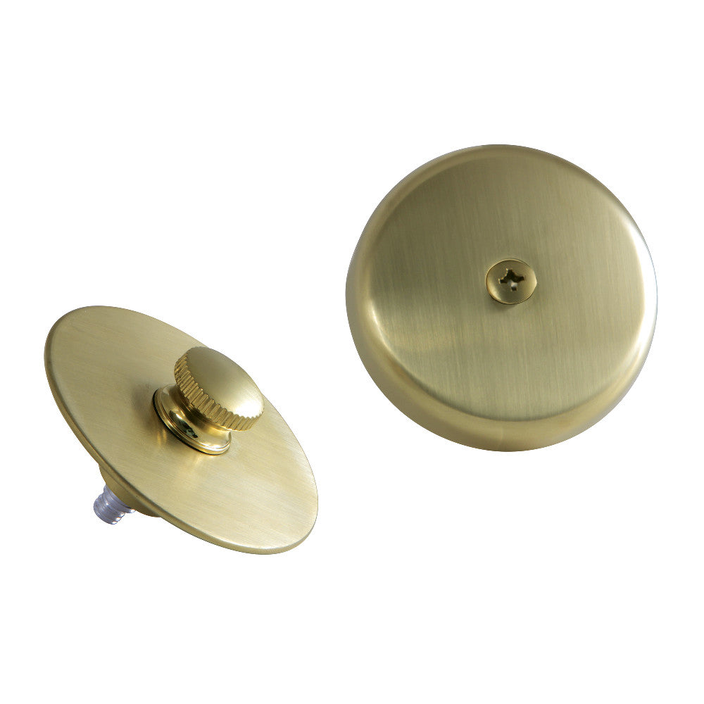 Kingston Brass DTL5303A7 Tub Drain Stopper with Overflow Plate Replacement Trim Kit, Brushed Brass - BNGBath