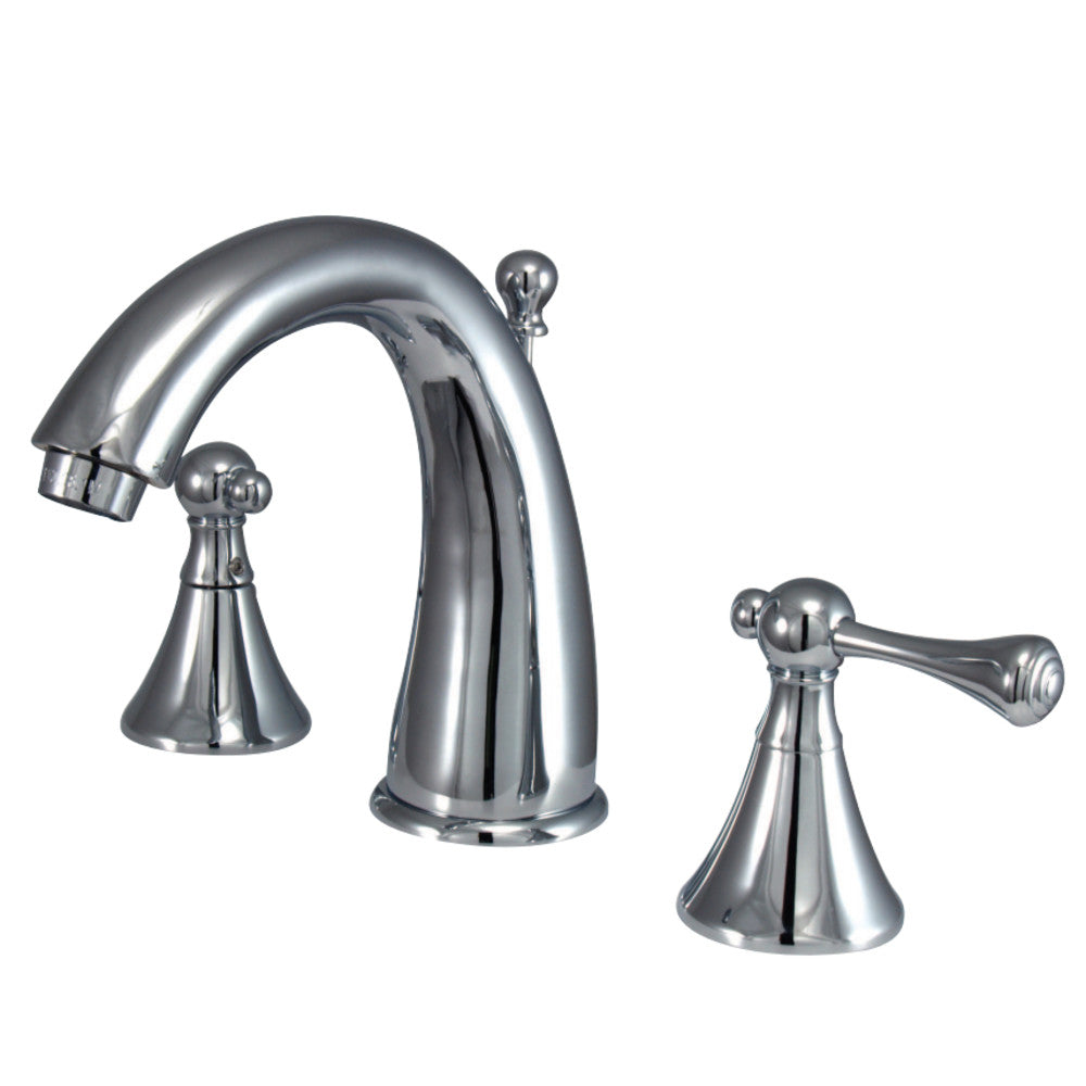 Kingston Brass KS2971BL 8 in. Widespread Bathroom Faucet, Polished Chrome - BNGBath