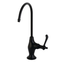 Thumbnail for Kingston Brass KS3190TL Templeton Single Handle Water Filtration Faucet, Matte Black - BNGBath