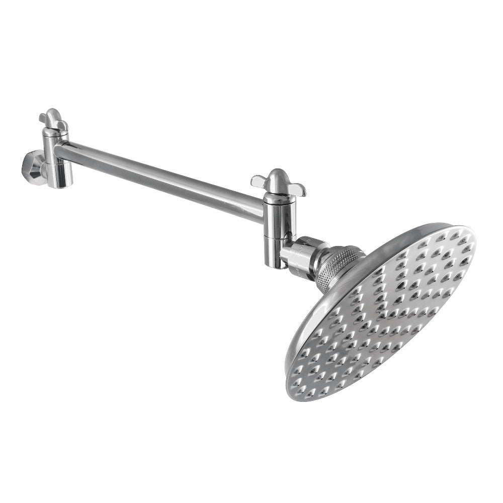 Kingston Brass CK135K1 Victorian 5" Showerhead with High Low Adjustable Arm, Polished Chrome - BNGBath