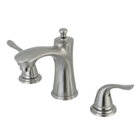 Thumbnail for Kingston Brass KB7968YL 8 in. Widespread Bathroom Faucet, Brushed Nickel - BNGBath