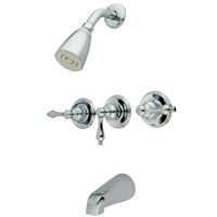 Thumbnail for Kingston Brass KB231AL Magellan Tub & Shower Faucet, Polished Chrome - BNGBath