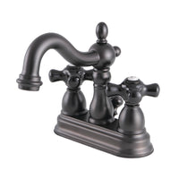 Thumbnail for Kingston Brass KB1605PKX 4 in. Centerset Bathroom Faucet, Oil Rubbed Bronze - BNGBath