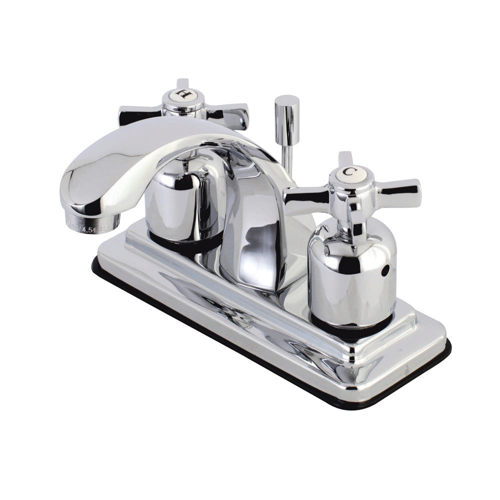 Kingston Brass KB4641ZX 4 in. Centerset Bathroom Faucet, Polished Chrome - BNGBath