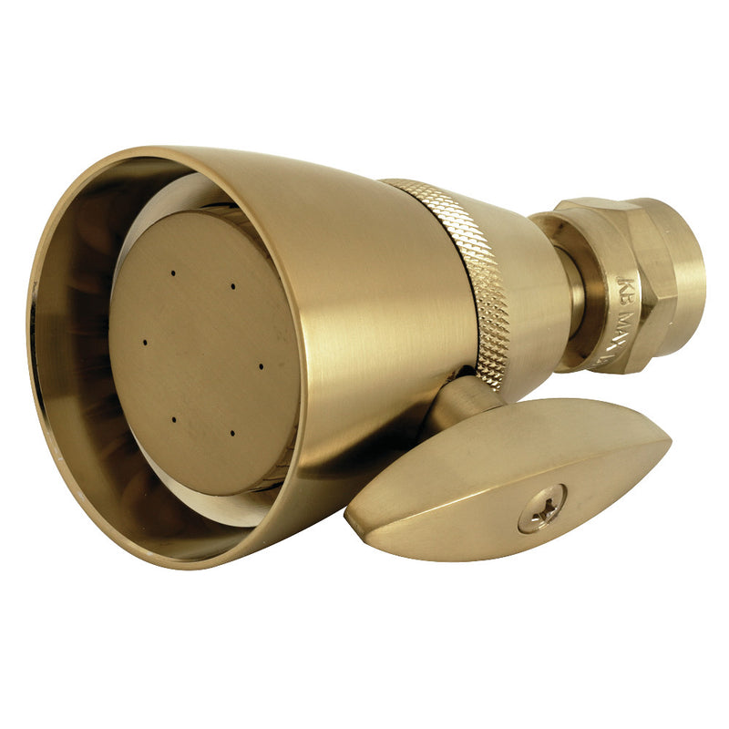 Kingston Brass K132A7 2-1/4" Adjustable Shower Head, Brushed Brass - BNGBath