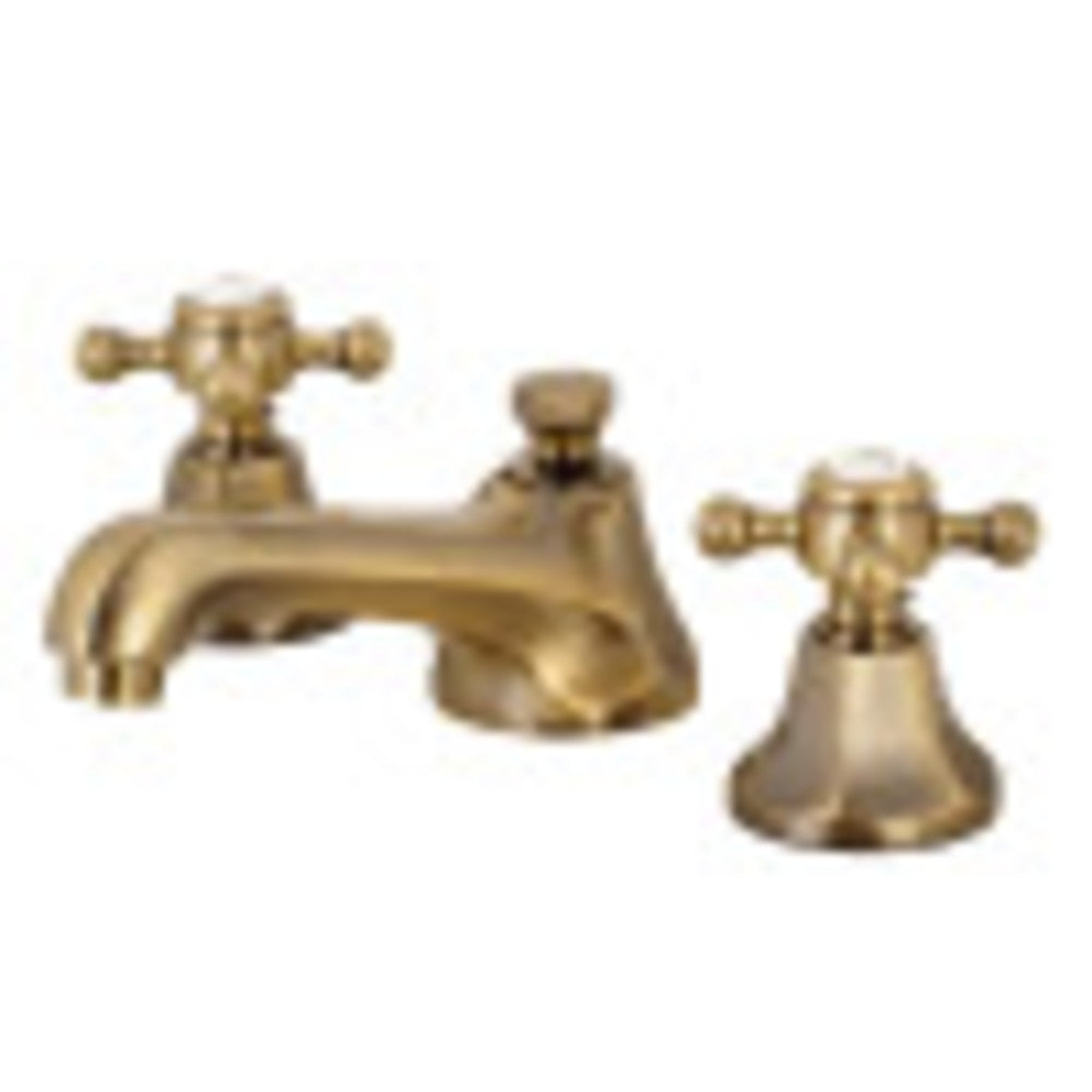 Kingston Brass KS4463BX 8 in. Widespread Bathroom Faucet, Antique Brass - BNGBath