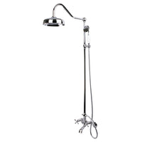 Thumbnail for Kingston Brass CCK2661 Vintage Clawfoot Tub Faucet Package with Shower Combo, Polished Chrome - BNGBath