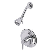 Thumbnail for Kingston Brass KB2631DLTSO Shower Only Without Valve, Polished Chrome - BNGBath
