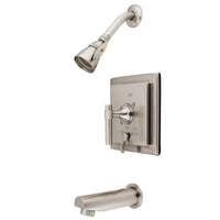 Thumbnail for Kingston Brass KB86580ML Tub and Shower Faucet, Brushed Nickel - BNGBath