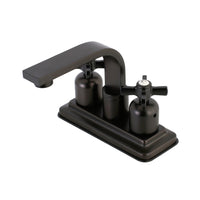 Thumbnail for Kingston Brass KB8465ZX Millennium 4-Inch Centerset Bathroom Faucet, Oil Rubbed Bronze - BNGBath