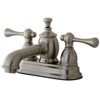 Thumbnail for Kingston Brass KS7008BL 4 in. Centerset Bathroom Faucet, Brushed Nickel - BNGBath