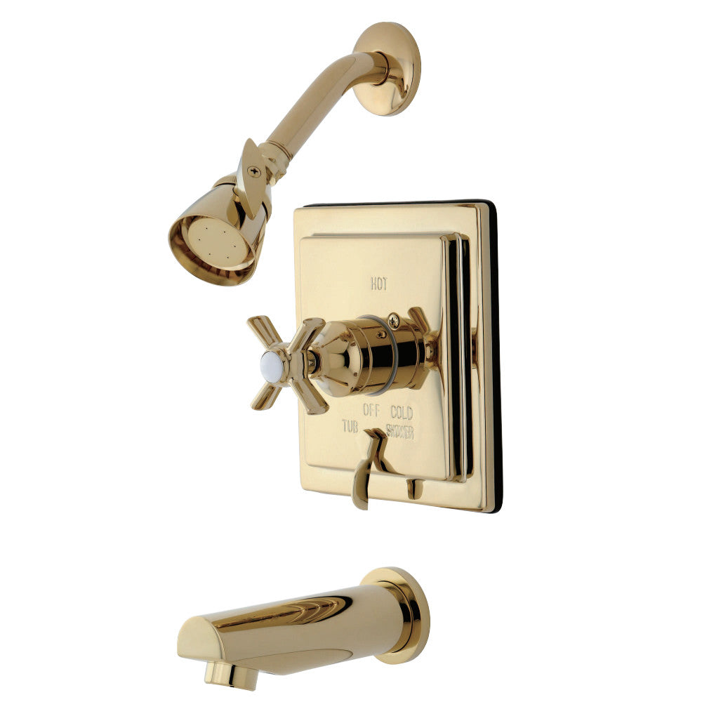 Kingston Brass KB86520ZX Tub/Shower Faucet, Polished Brass - BNGBath
