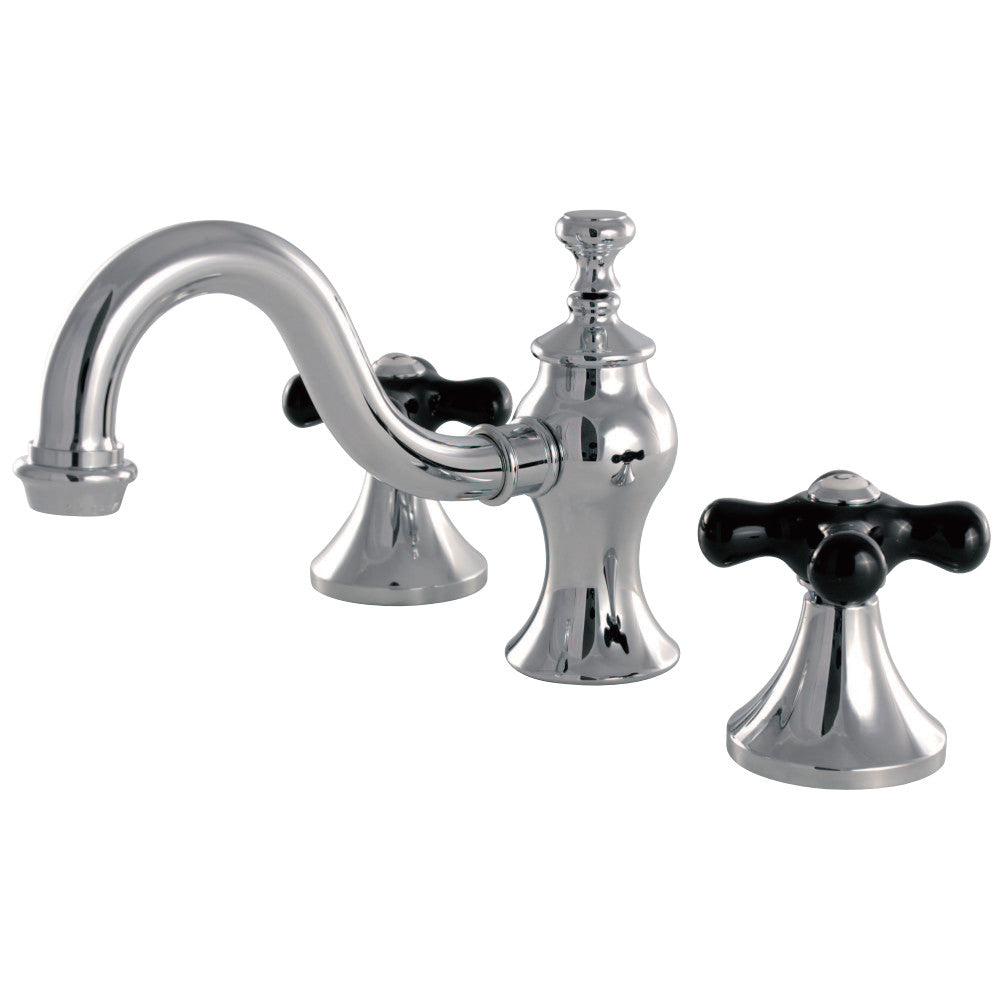 Kingston Brass KC7161PKX 8 in. Widespread Bathroom Faucet, Polished Chrome - BNGBath
