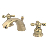 Thumbnail for Kingston Brass KB952AX Mini-Widespread Bathroom Faucet, Polished Brass - BNGBath