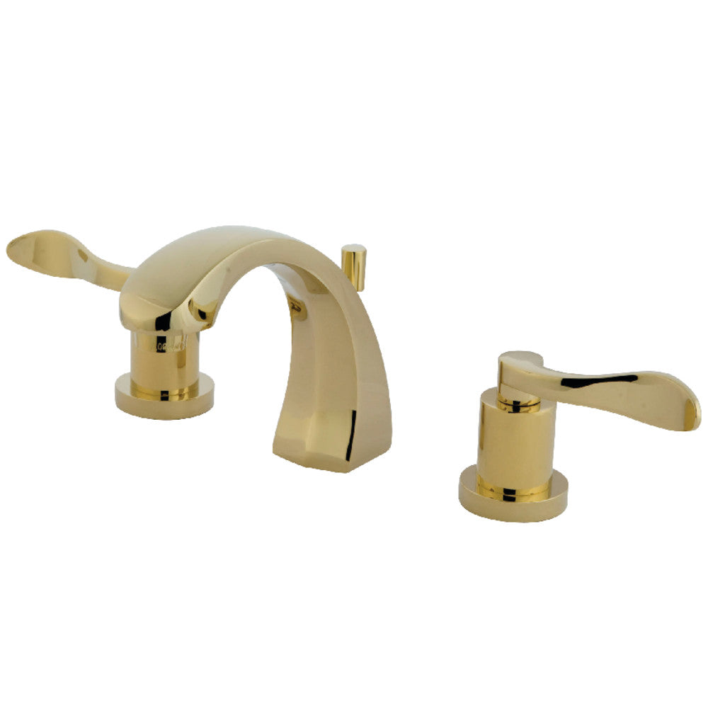 Kingston Brass KS4982DFL 8 in. Widespread Bathroom Faucet, Polished Brass - BNGBath