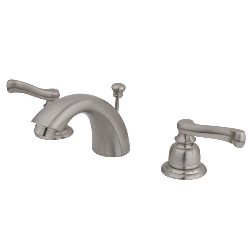 Kingston Brass KB958FL Mini-Widespread Bathroom Faucet, Brushed Nickel - BNGBath