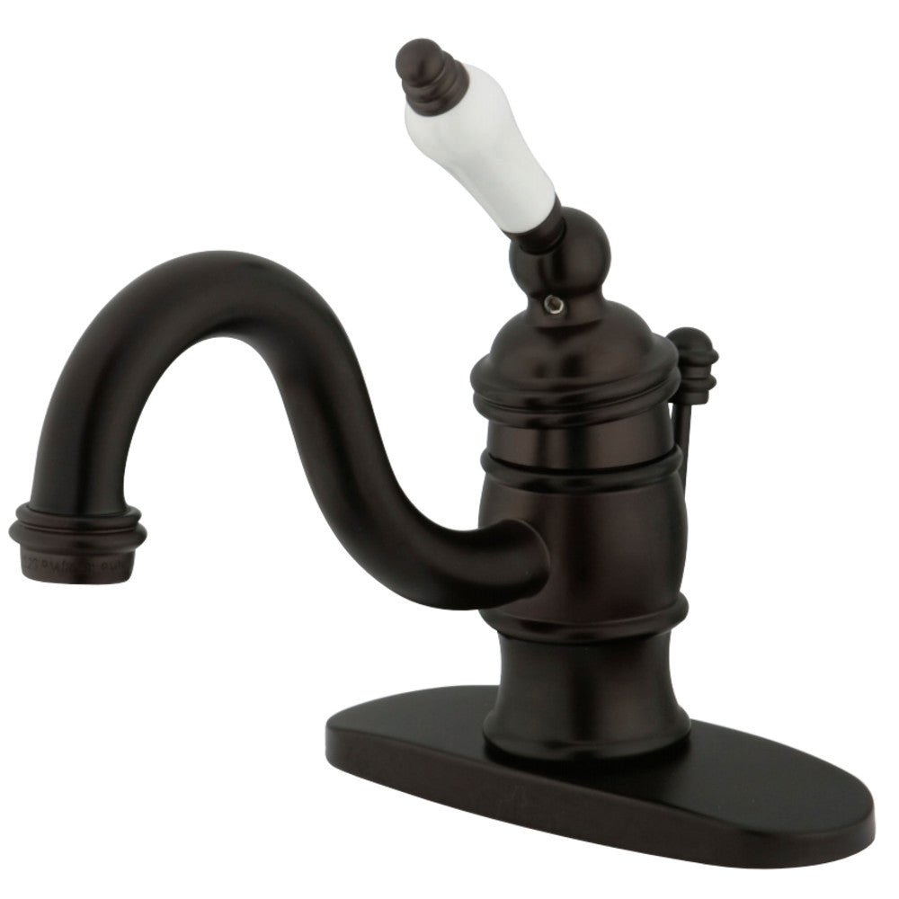 Kingston Brass KB3405PL Victorian 4" Centerset Single Handle Bathroom Faucet, Oil Rubbed Bronze - BNGBath