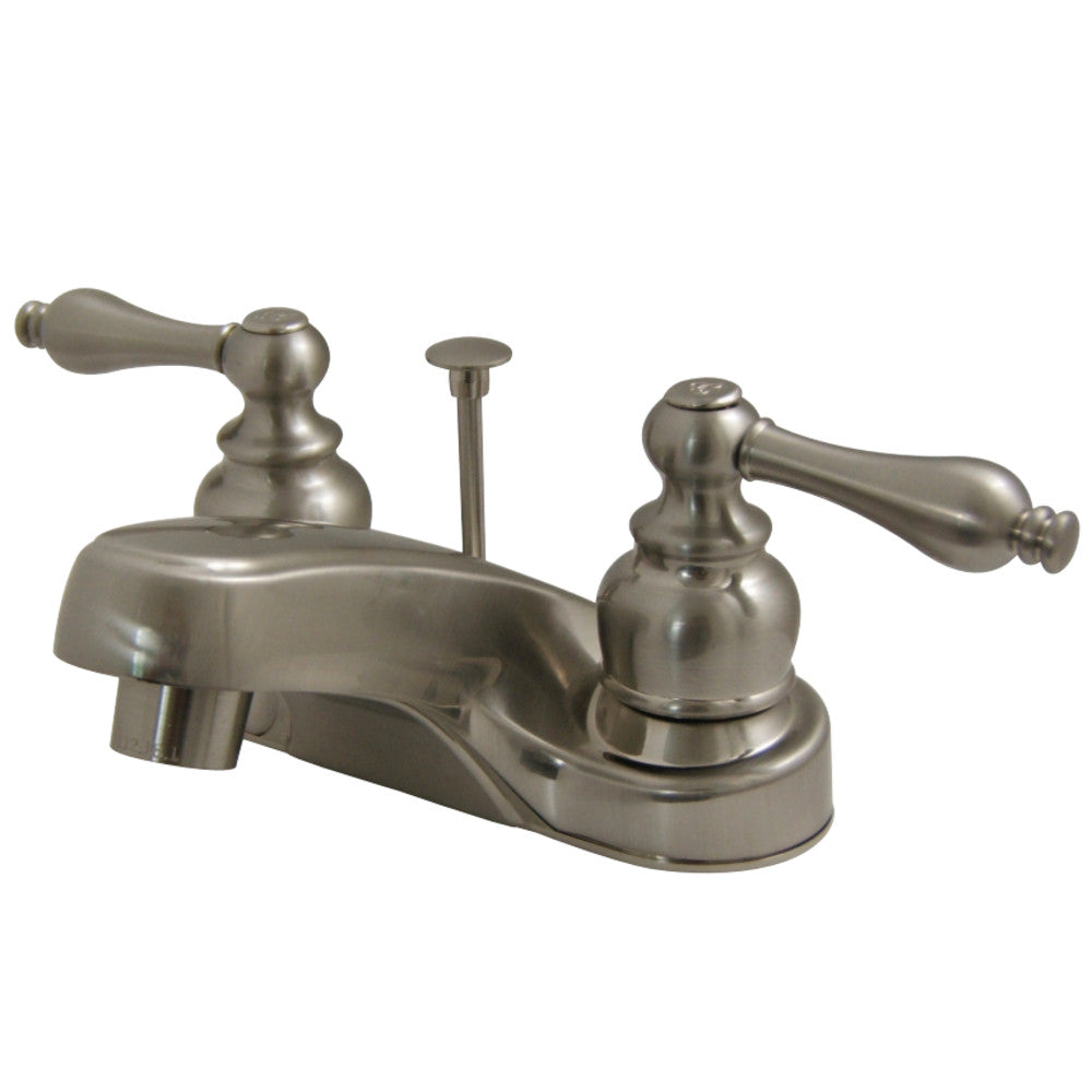 Kingston Brass KB258AL 4 in. Centerset Bathroom Faucet, Brushed Nickel - BNGBath