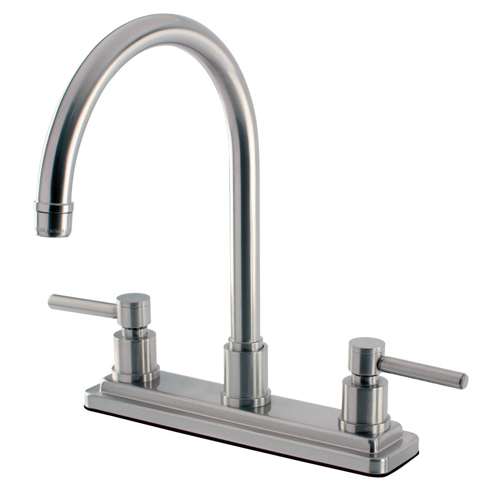 Kingston Brass KS8798DLLS Concord Centerset Kitchen Faucet, Brushed Nickel - BNGBath