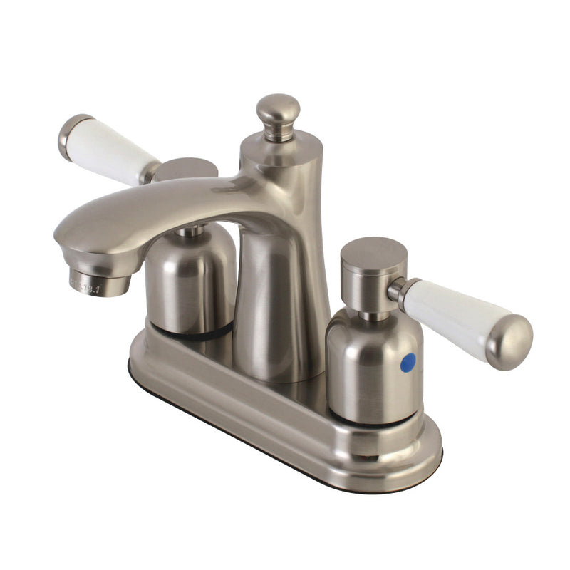 Kingston Brass FB7628DPL 4 in. Centerset Bathroom Faucet, Brushed Nickel - BNGBath