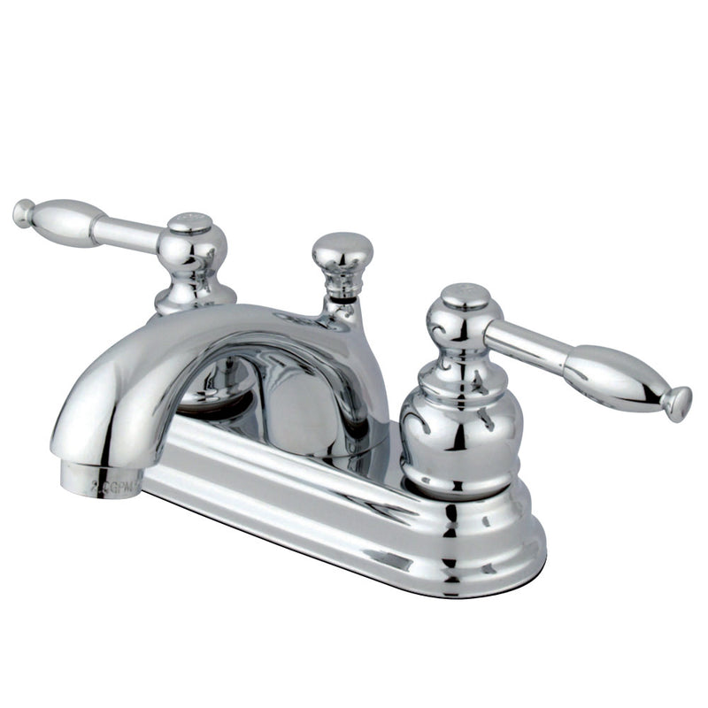 Kingston Brass GKB2601KL 4 in. Centerset Bathroom Faucet, Polished Chrome - BNGBath