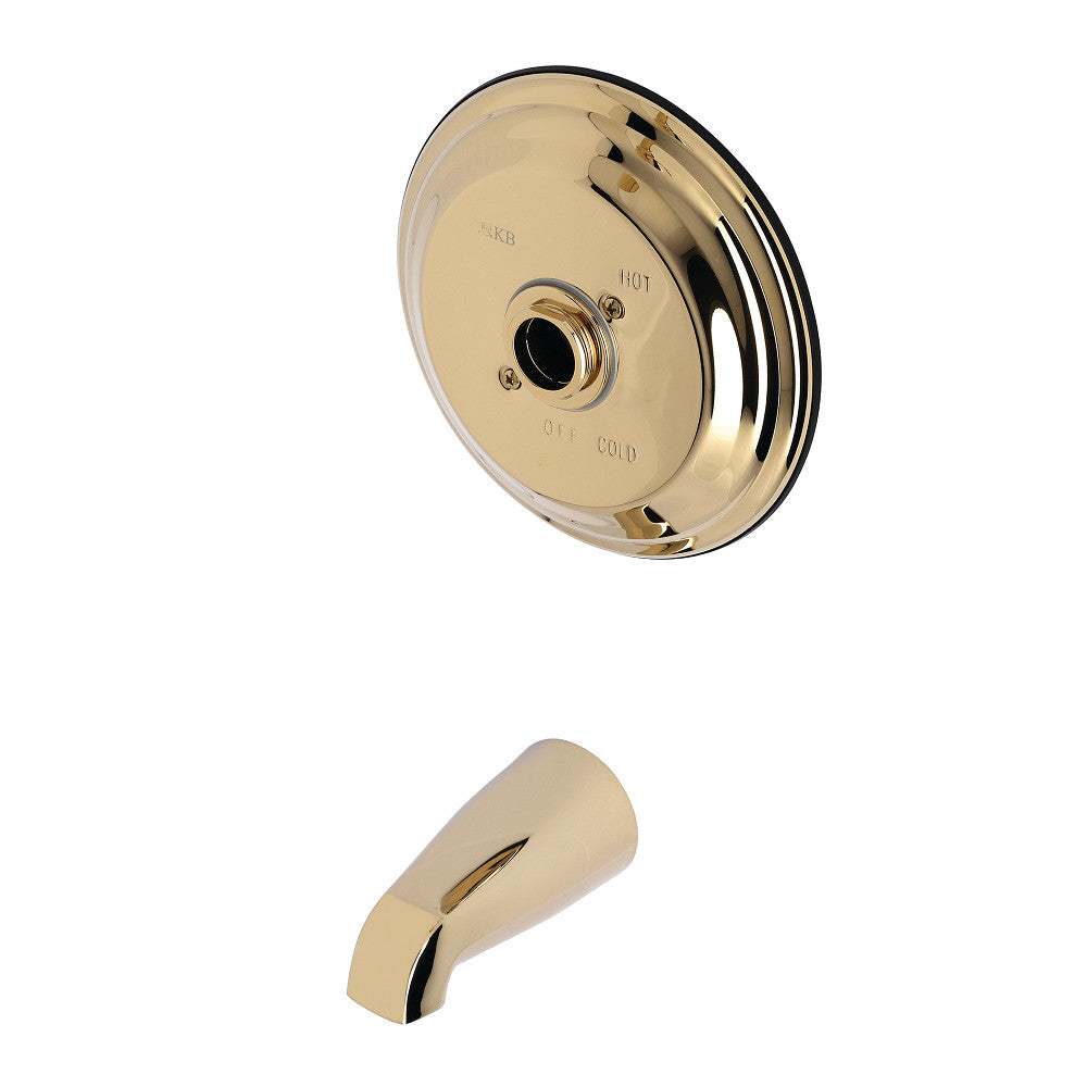 Kingston Brass KB3632TTLH Tub Trim Only Without Handle, Polished Brass - BNGBath