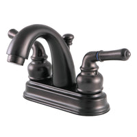 Thumbnail for Kingston Brass FB5615NML 4 in. Centerset Bathroom Faucet, Oil Rubbed Bronze - BNGBath