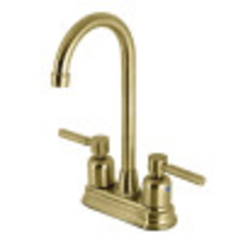 Kingston Brass KB8497DL Concord Bar Faucet, Brushed Brass - BNGBath