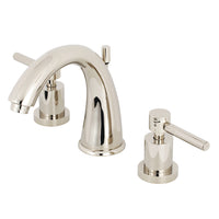 Thumbnail for Kingston Brass KS2966DL 8 in. Widespread Bathroom Faucet, Polished Nickel - BNGBath