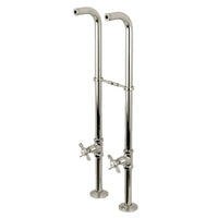 Thumbnail for Kingston Brass CC266S6BEX Freestanding Supply Line Package, Polished Nickel - BNGBath