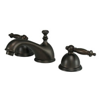 Thumbnail for Kingston Brass KS3965TL 8 in. Widespread Bathroom Faucet, Oil Rubbed Bronze - BNGBath