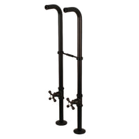 Thumbnail for Kingston Brass CC266S5AX Freestanding Supply Line Package, Oil Rubbed Bronze - BNGBath