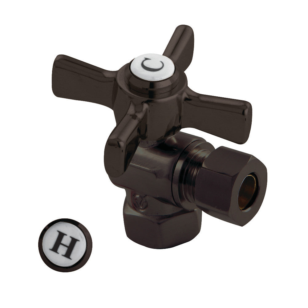 Kingston Brass CC33105ZX 3/8" FIP X 3/8" OD Comp Angle Stop Valve, Oil Rubbed Bronze - BNGBath