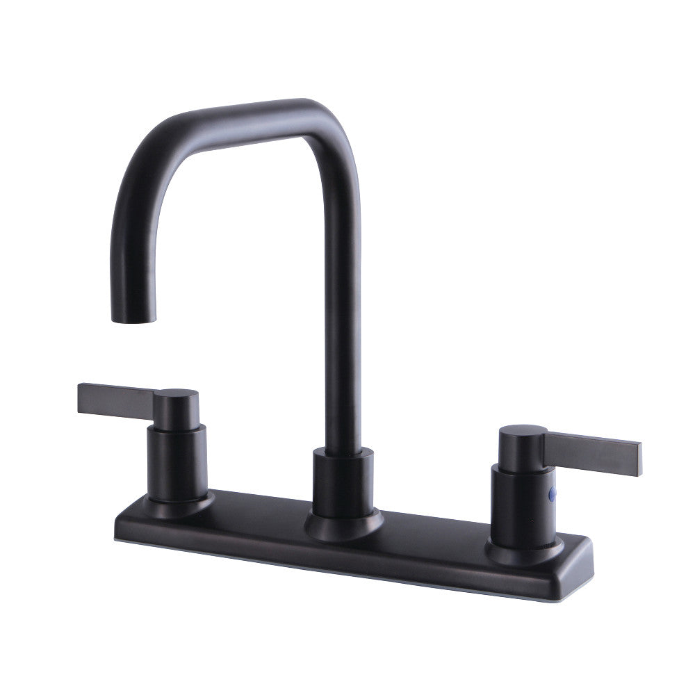 Kingston Brass FB2145NDL NuvoFusion 8-Inch Centerset Kitchen Faucet, Oil Rubbed Bronze - BNGBath