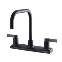Thumbnail for Kingston Brass FB2145NDL NuvoFusion 8-Inch Centerset Kitchen Faucet, Oil Rubbed Bronze - BNGBath