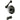 Kingston Brass NB3630PX Water Onyx Pressure Balanced Tub & Shower Faucet with Porcelain Cross Handle, Black Stainless Steel - BNGBath