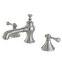 Thumbnail for Kingston Brass KC7068BL 8 in. Widespread Bathroom Faucet, Brushed Nickel - BNGBath