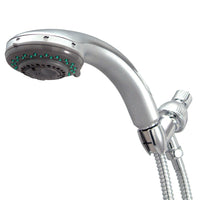 Thumbnail for Kingston Brass KX2528B Vilbosch 5-Function Hand Shower with Stainless Steel Hose, Brushed Nickel - BNGBath