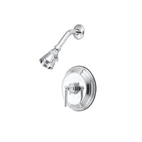 Thumbnail for Kingston Brass KB2631ELSO Shower Only, Polished Chrome - BNGBath
