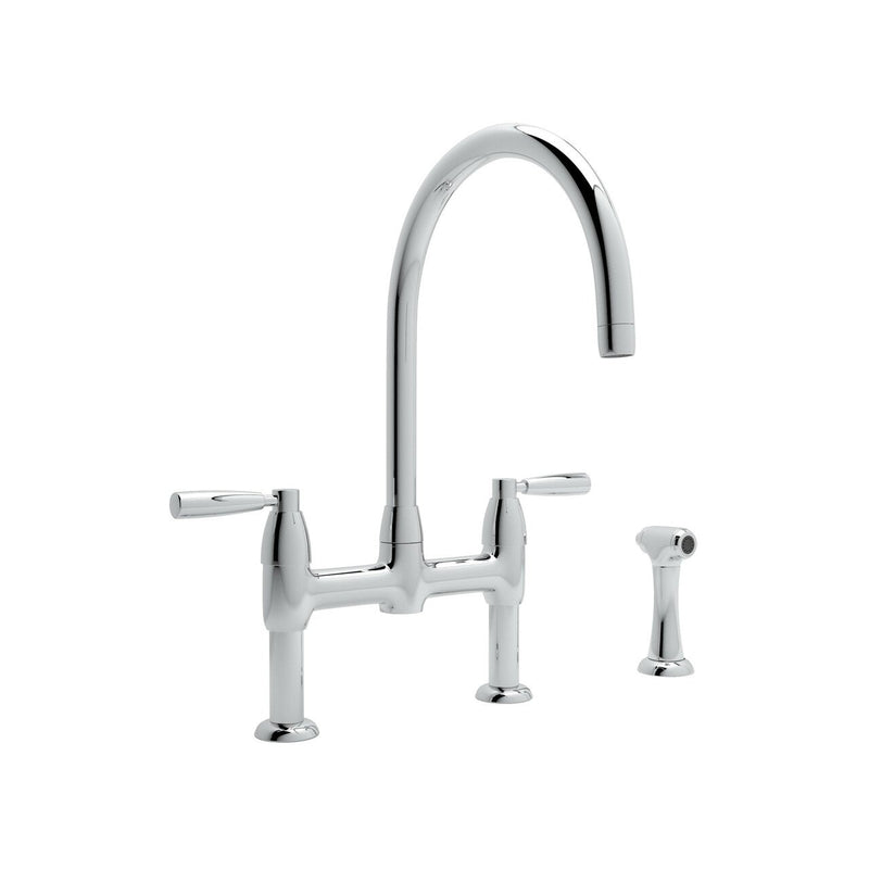 Perrin & Rowe Holborn Bridge Kitchen Faucet with Sidespray - BNGBath