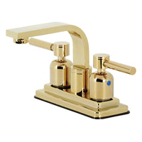 Thumbnail for Kingston Brass KB8462DL Concord 4-Inch Centerset Bathroom Faucet, Polished Brass - BNGBath