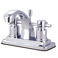 Thumbnail for Kingston Brass KS4641DX 4 in. Centerset Bathroom Faucet, Polished Chrome - BNGBath