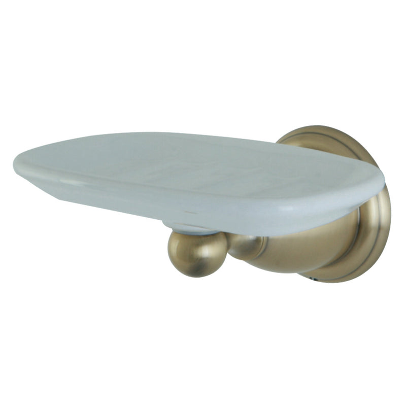 Kingston Brass BA1755AB Heritage Wall-Mount Soap Dish, Antique Brass - BNGBath
