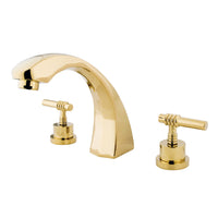 Thumbnail for Kingston Brass KS4362ML Roman Tub Faucet, Polished Brass - BNGBath