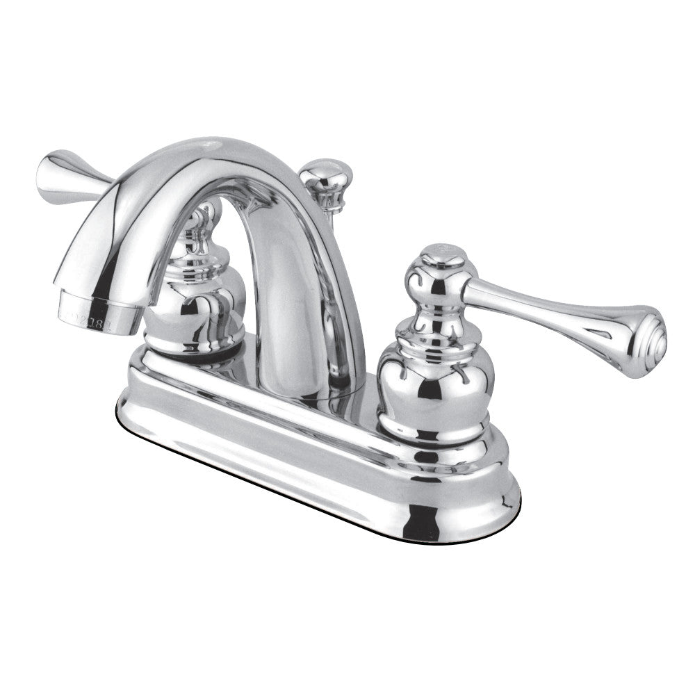 Kingston Brass GKB5611BL 4 in. Centerset Bathroom Faucet, Polished Chrome - BNGBath