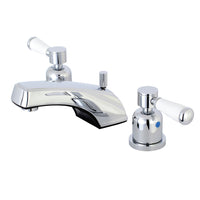 Thumbnail for Kingston Brass KB8921DPL 8 in. Widespread Bathroom Faucet, Polished Chrome - BNGBath