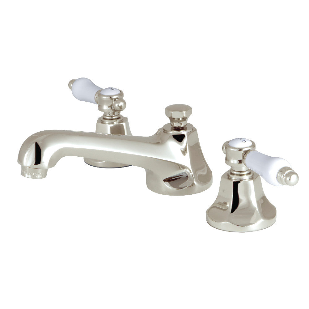 Kingston Brass KS4466BPL Bel-Air 8" Widespread Bathroom Faucet, Polished Nickel - BNGBath